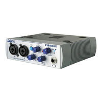 PRESONUS FIREBOX Bedienungsanleitung