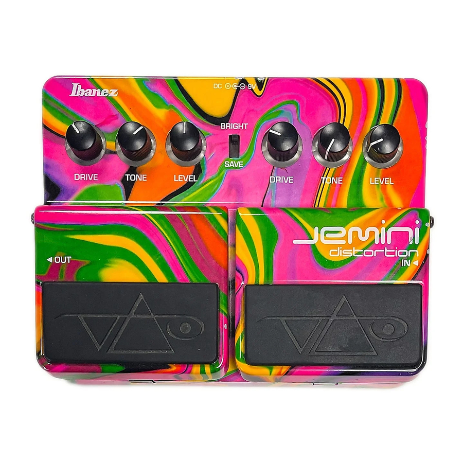 Ibanez JEMINI distortion Bedienungsanleitung