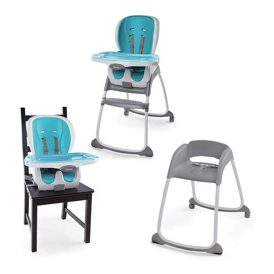 ingenuity Smart Clean Trio 3-in-1 High Chair Bedienungsanleitung