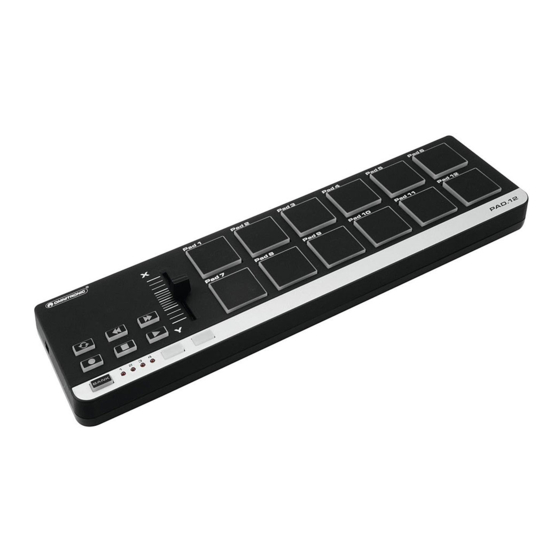 Omnitronic PAD-12 Bedienungsanleitung