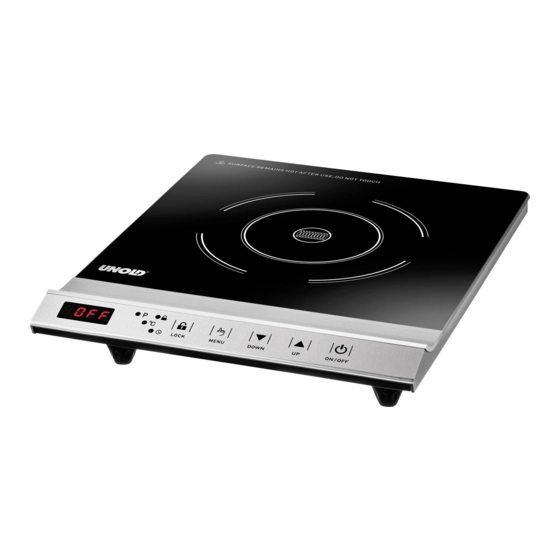 Unold PROFI 58255 Bedienungsanleitung
