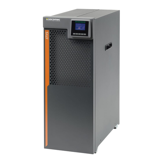 socomec ITY3-TW060B Handbücher
