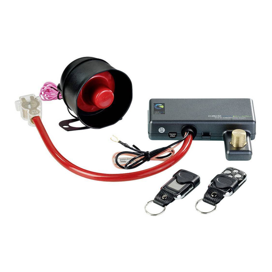 Cadillock Alarm Installationanleitung Und Betriebsanleitung