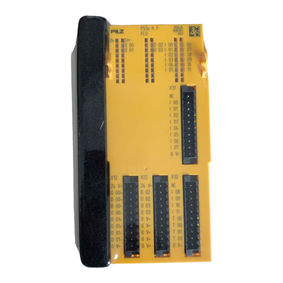 Pilz PSSu K F FCU Handbücher