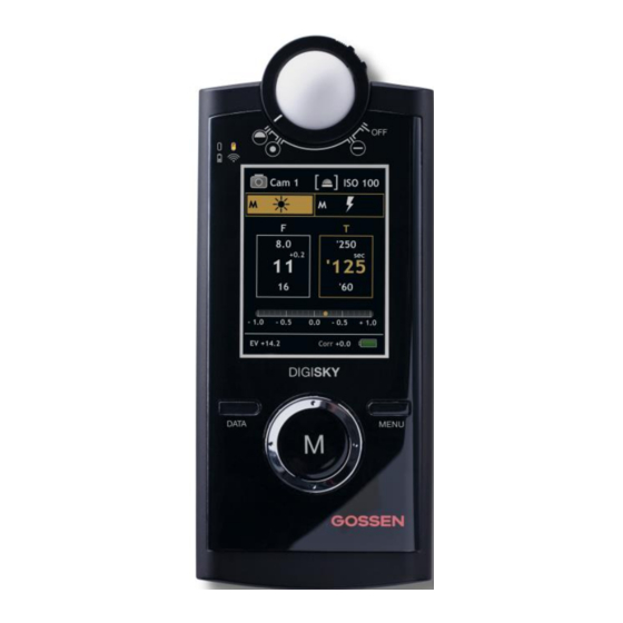 Gossen DIGISKY Firmware-Aktualisierung