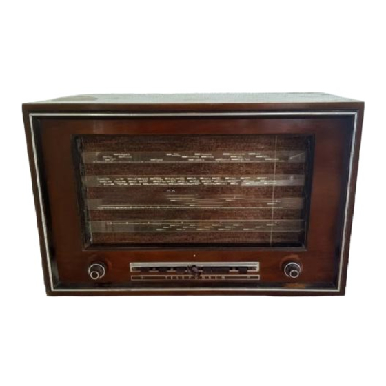 Telefunken Spitzensuper D 860 WK Bedienungsanleitung