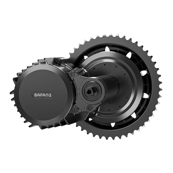 BAFANG M615 DRIVE SYSTEM Betriebsanleitung