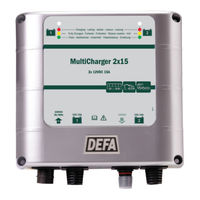 DEFA MultiCharger 2x15 Gebrauchsanleitung