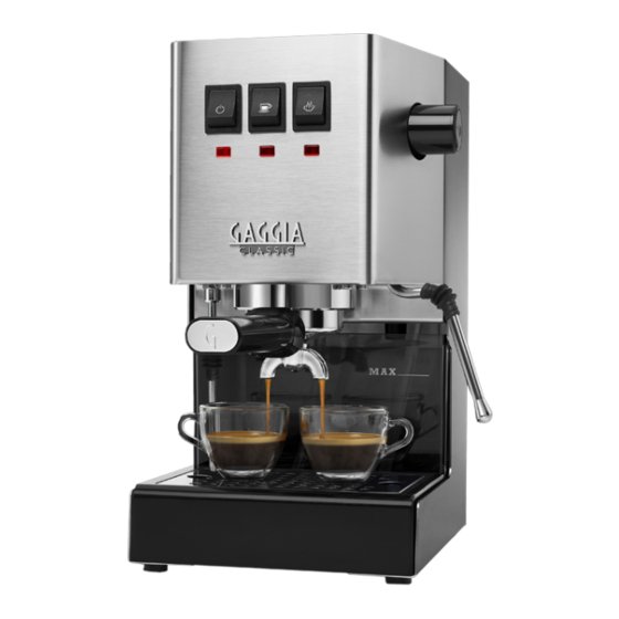 Gaggia Milano NEW CLASSIC RI9480 Bedienungsanleitung