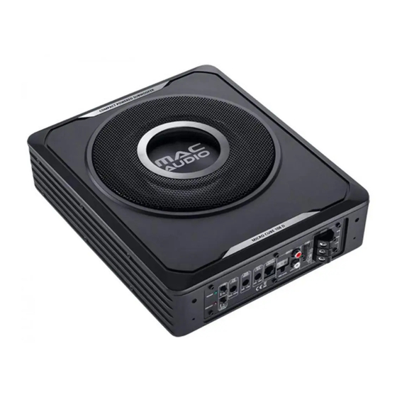 MAC Audio Micro Cube 108 D Bedienungsanleitung