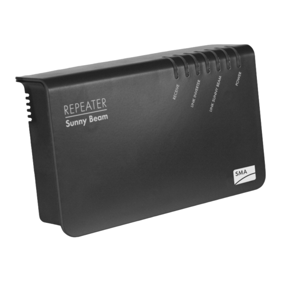 SMA SUNNY BEAM REPEATER Bedienungsanleitung