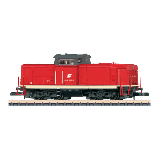 Märklin BR 2048 Bedienungsanleitung