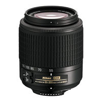 Nikon AF-S DX NIKKOR 55-200mm f/4-5.6G ED VR II Benutzerhandbuch
