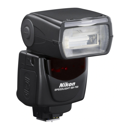 Nikon SB-700 Benutzerhandbuch