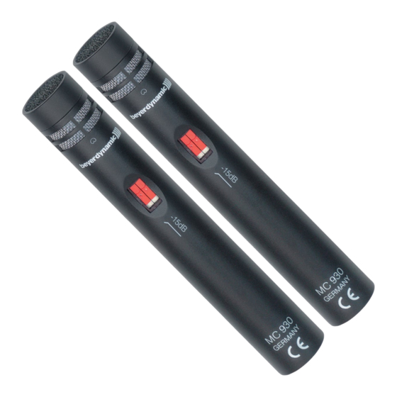Beyerdynamic MC 910 Produktinformation
