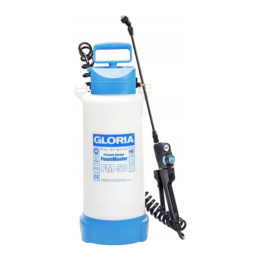 Gloria FoamMaster FM50 Betriebsanleitung