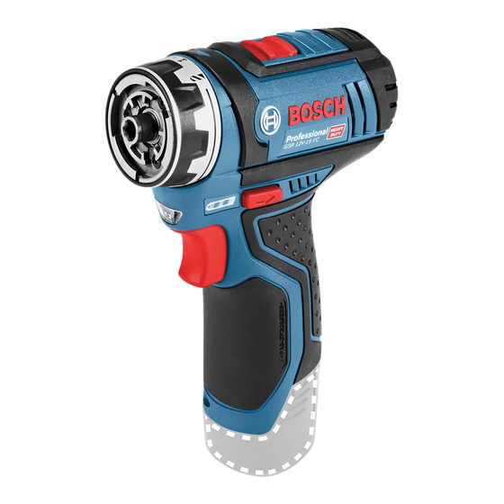 Bosch GSR 12V-15 FC Montageanleitung