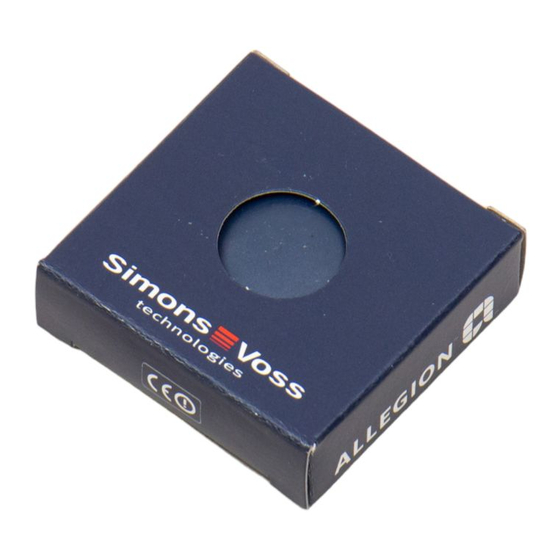 Simons Voss Technologies LockNode SmartRelay G2 Kurzanleitung