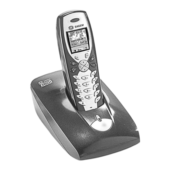 Sagem D80C Bedienungsanleitung