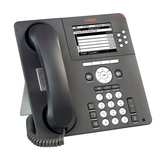 Avaya 9630 Benutzerhandbuch