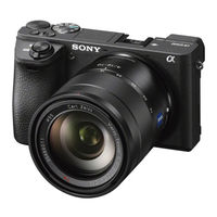 Sony α6500 Anleitung