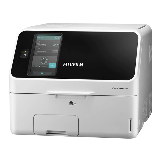 FujiFilm DRI-CHEM NX600 Bedienungsanleitung