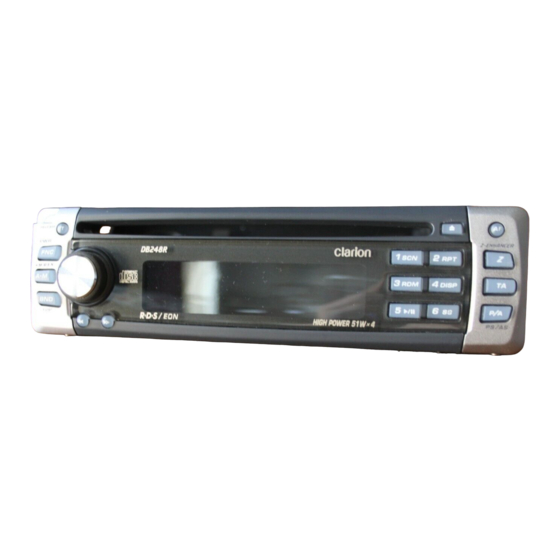 Clarion DB248R Bedienungsanleitung