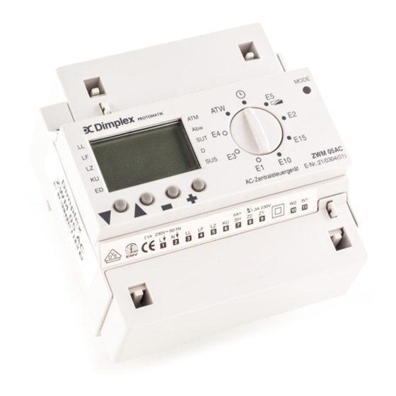 Dimplex ZWM 05 AC Handbuch