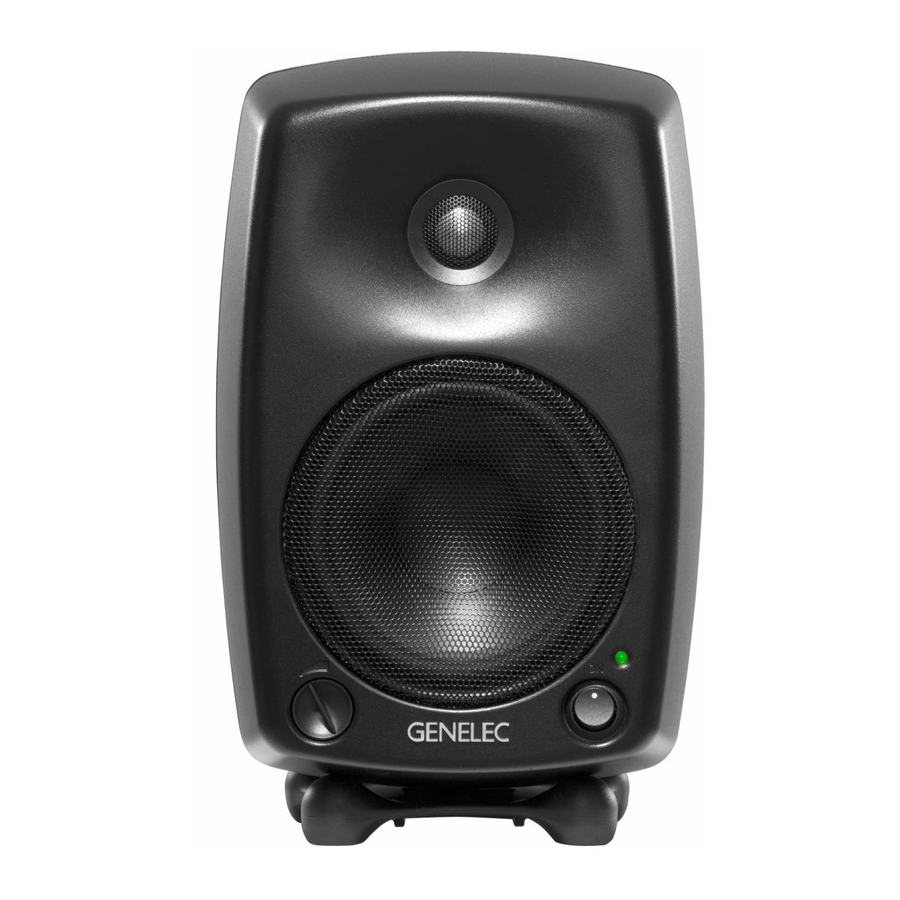 Genelec 8030A Betriebsanleitung