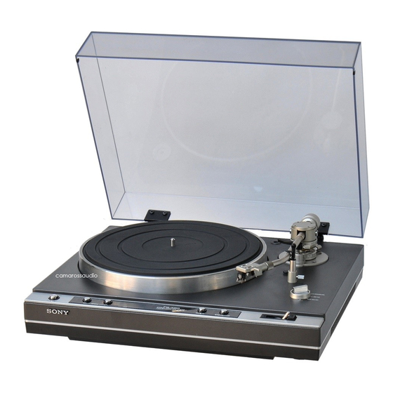 Sony PS-X60 Bedienungsanleitung