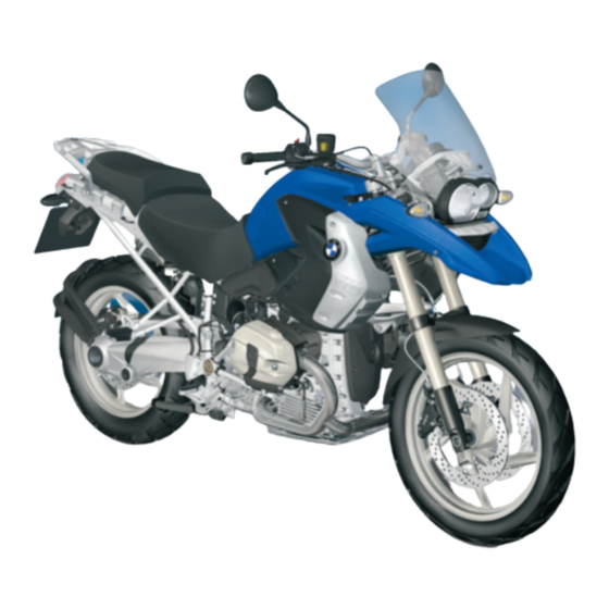 BMW Motorrad R 1200 GS 2011 Betriebsanleitung