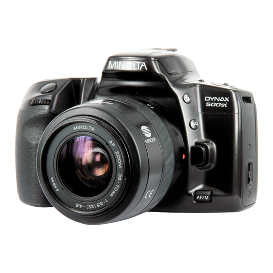 Minolta DYNAX 500si Bedienungsanleitung