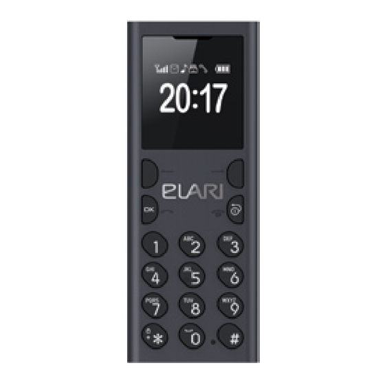 Elari NanoPhone C Bedienungsanleitung