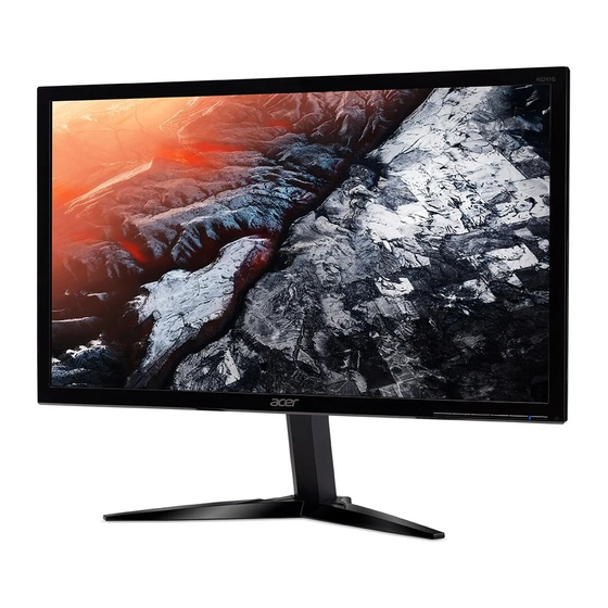 Acer KG241 Bedienungsanleitung