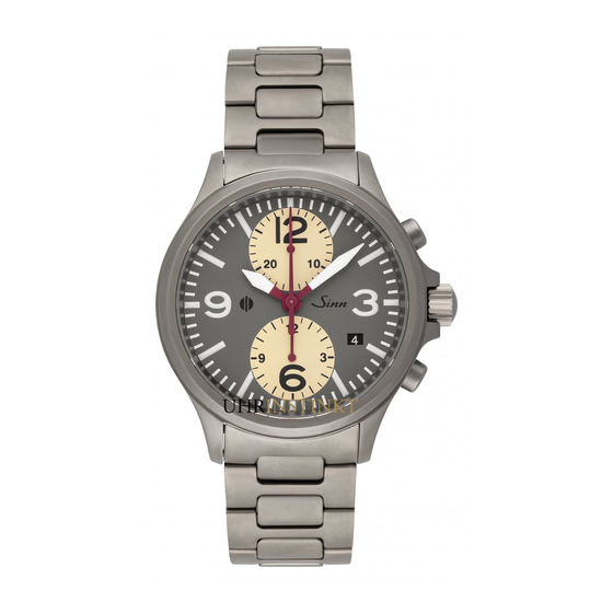 Sinn 756 II Bedienungsanleitung