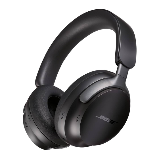 Bose QUIETCOMFORT ULTRA HEADPHONES Bedienungsanleitung