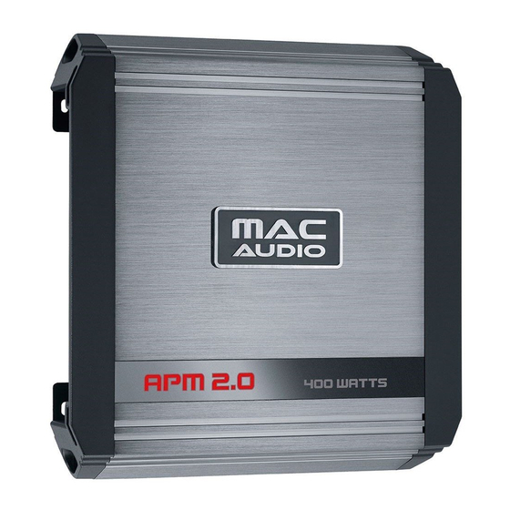 MAC Audio APM 2.0 Bedienungsanleitung