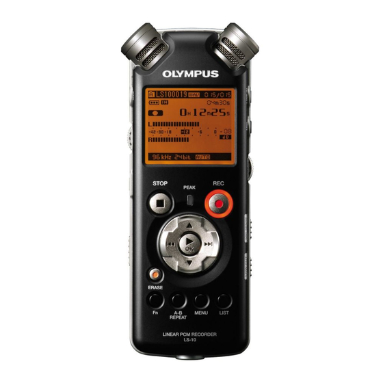 Olympus LS-10 Bedienungsanleitung