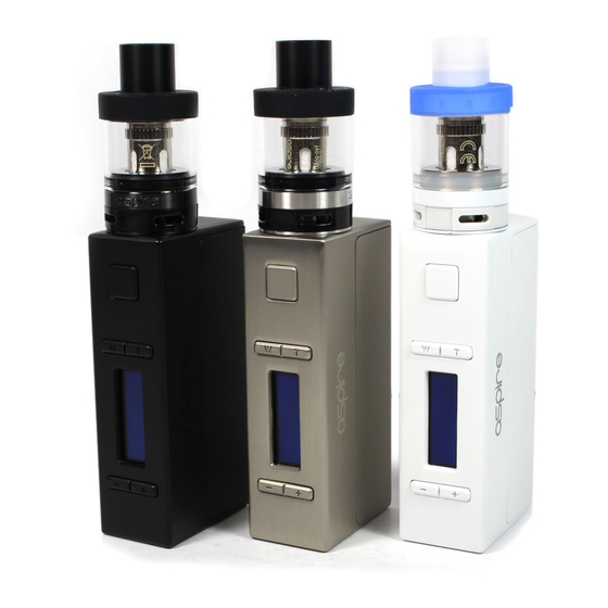 Aspire EVO75 Bedienungsanleitung