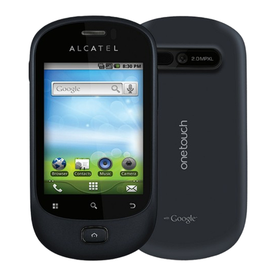 Alcatel One Touch 908 Benutzerhandbuch