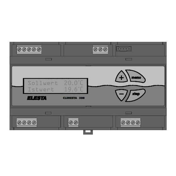 Elesta CLIMESTA RCL311A Montageanleitung