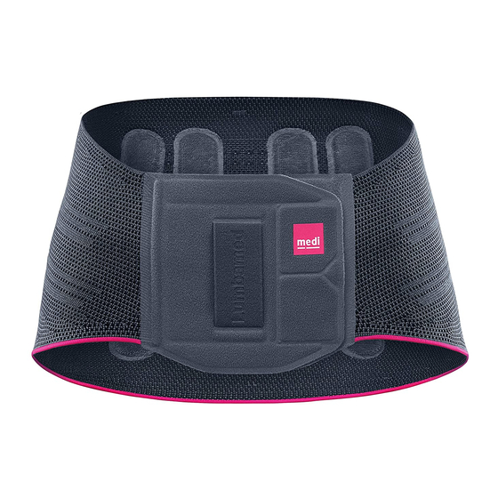 Medi Lumbamed disc Gebrauchsanweisung