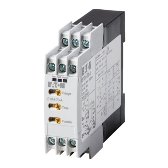Eaton ETR4-70B-AB Montageanweisung