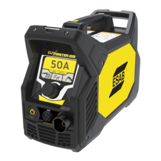 ESAB CUTMASTER 50+ Bedienungshandbuch