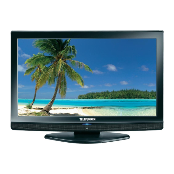 Telefunken T26KWM875 DVB-T Bedienungsanleitung