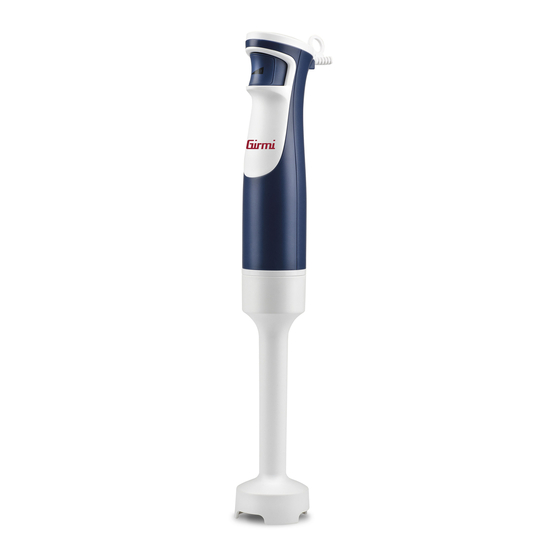 Girmi MX37 Bedienungsanleitung