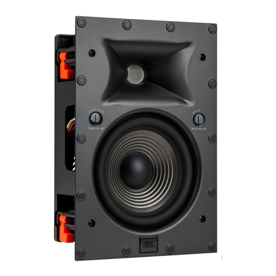 JBL Studio 6 6IW Kurzanleitung