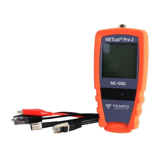 Greenlee NC-500 NETcat Pro Bedienungsanleitung
