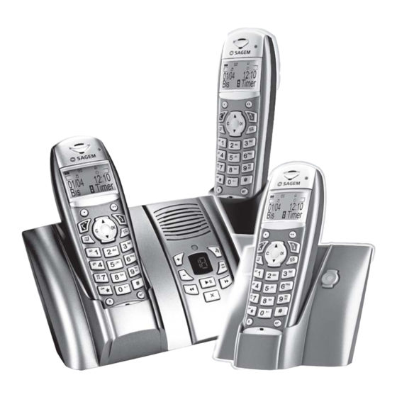 Sagem D30V Bedienungsanleitung