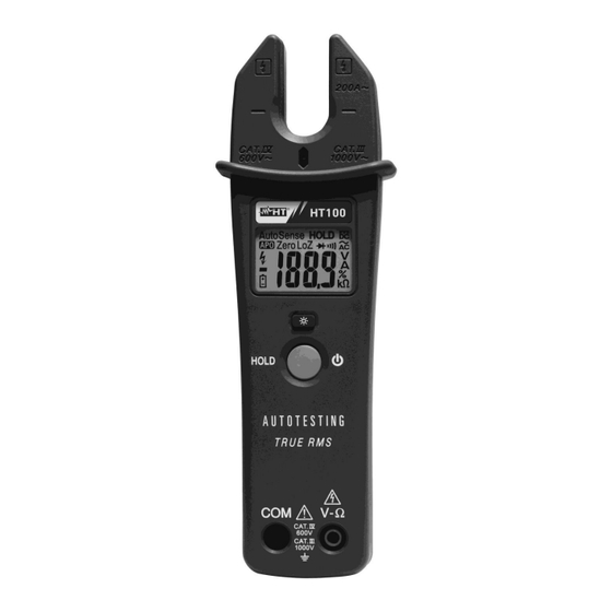 HT Instruments HT100 Bedienungsanleitung